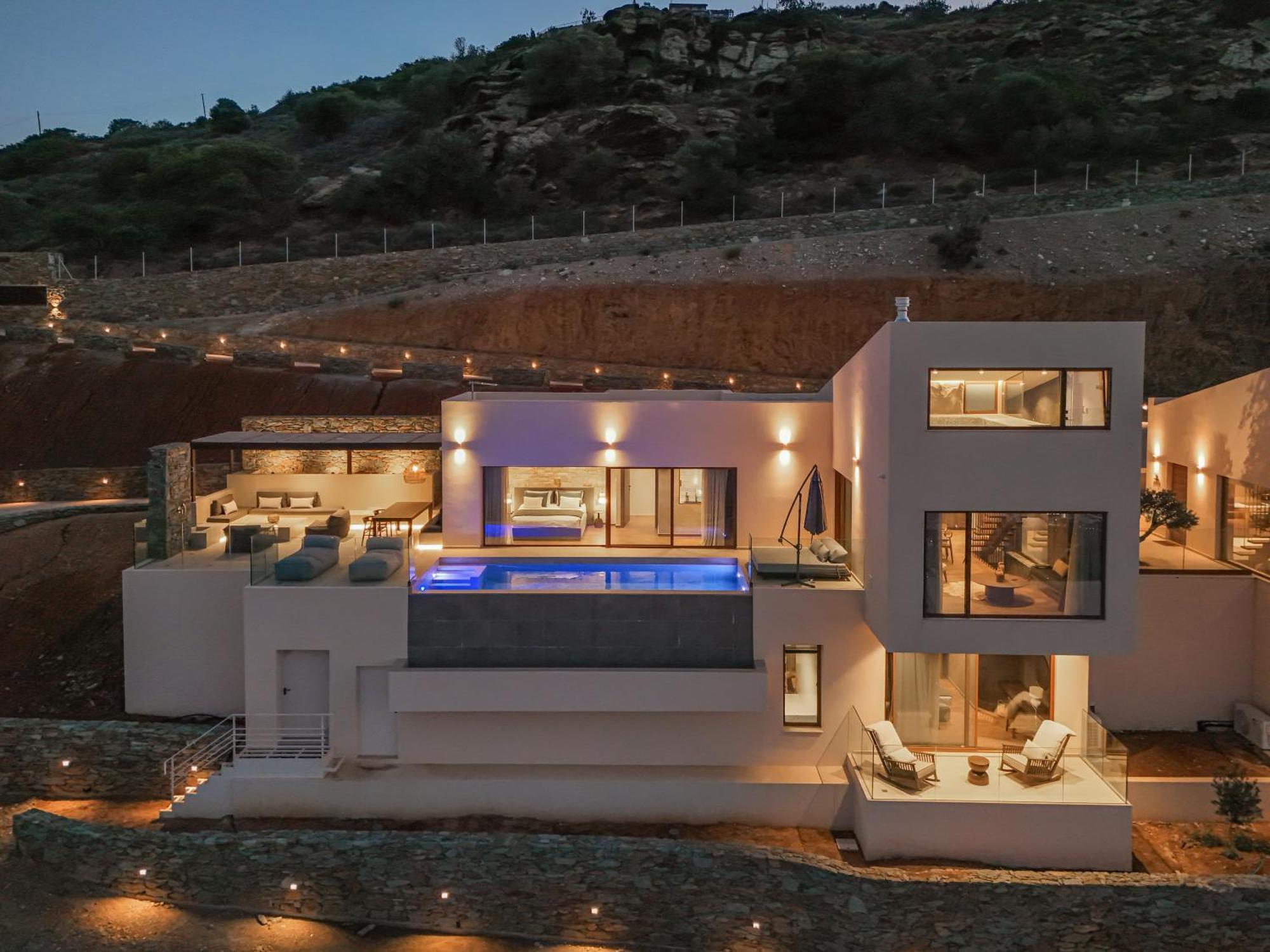Villa Helios - Elevate Your Senses Agia Pelagia Exterior foto